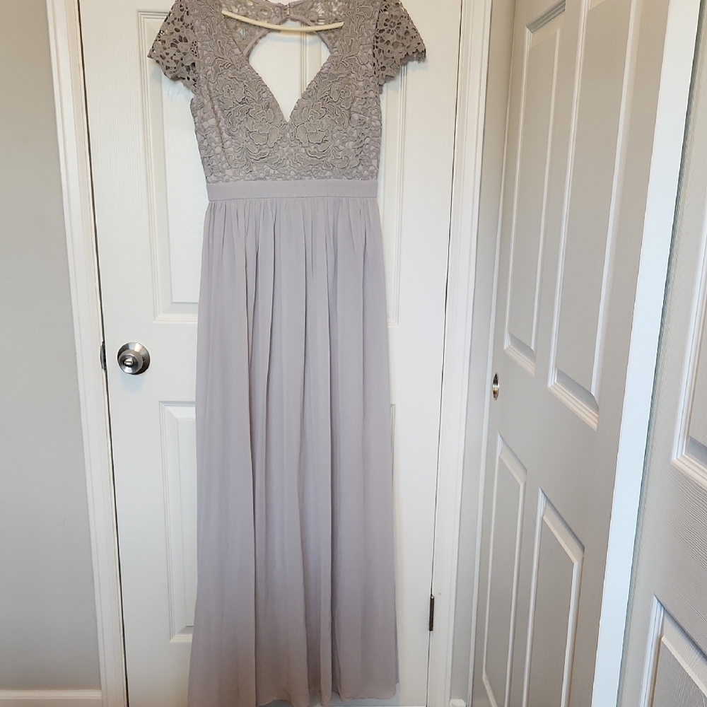 Lace Gray Dress